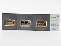 3x goudbaar, 10 gram, umicore - afbeelding 1 van  7