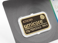 3x goudbaar, 10 gram, umicore - afbeelding 3 van  7