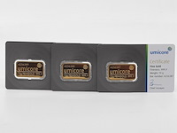 3x goudbaar, 10 gram, umicore - afbeelding 1 van  7