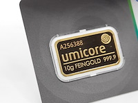 3x goudbaar, 10 gram, umicore - afbeelding 5 van  7