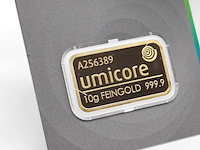 3x goudbaar, 10 gram, umicore - afbeelding 7 van  7
