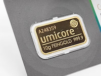 3x goudbaar, 10 gram, umicore - afbeelding 3 van  7