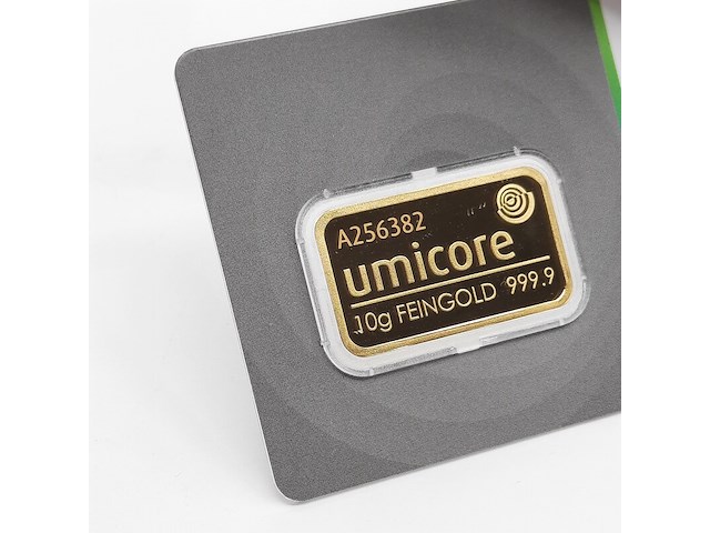 3x goudbaar, 10 gram, umicore - afbeelding 5 van  7