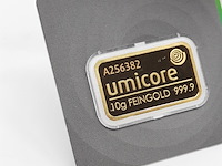 3x goudbaar, 10 gram, umicore - afbeelding 5 van  7