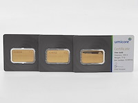 3x goudbaar, 10 gram, umicore - afbeelding 1 van  7