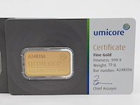 3x goudbaar, 10 gram, umicore - afbeelding 2 van  7