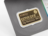 3x goudbaar, 10 gram, umicore - afbeelding 3 van  7