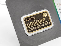 3x goudbaar, 10 gram, umicore - afbeelding 5 van  7
