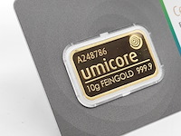 3x goudbaar, 10 gram, umicore - afbeelding 7 van  7