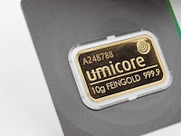 3x goudbaar, 10 gram, umicore - afbeelding 3 van  7
