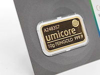 3x goudbaar, 10 gram, umicore - afbeelding 7 van  7