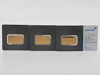 3x goudbaar, 10 gram, umicore - afbeelding 1 van  7
