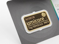 3x goudbaar, 10 gram, umicore - afbeelding 3 van  7