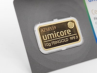 3x goudbaar, 10 gram, umicore - afbeelding 5 van  7