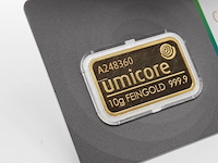 3x goudbaar, 10 gram, umicore - afbeelding 3 van  7