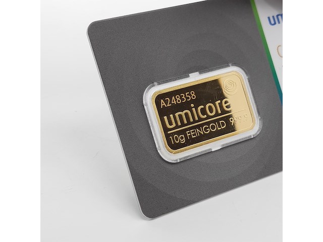 3x goudbaar, 10 gram, umicore - afbeelding 7 van  7