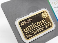 3x goudbaar, 20 gram, umicore - afbeelding 5 van  7