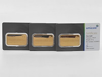 3x goudbaar, 20 gram, umicore - afbeelding 1 van  7