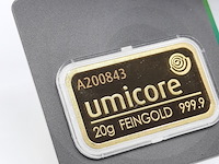 3x goudbaar, 20 gram, umicore - afbeelding 3 van  7