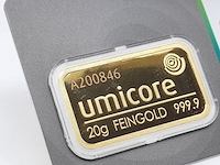 3x goudbaar, 20 gram, umicore - afbeelding 5 van  7