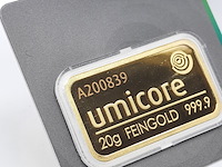 3x goudbaar, 20 gram, umicore - afbeelding 7 van  7