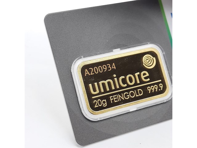 3x goudbaar, 20 gram, umicore - afbeelding 5 van  7