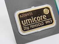 3x goudbaar, 20 gram, umicore - afbeelding 7 van  7
