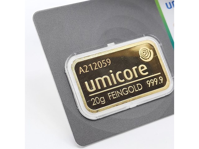 3x goudbaar, 20 gram, umicore - afbeelding 3 van  7