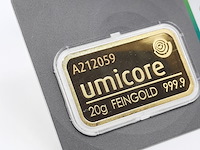 3x goudbaar, 20 gram, umicore - afbeelding 3 van  7