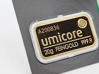3x goudbaar, 20 gram, umicore - afbeelding 5 van  7