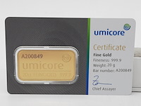 3x goudbaar, 20 gram, umicore - afbeelding 6 van  7