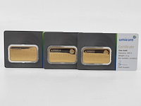 3x goudbaar, 20 gram, umicore - afbeelding 1 van  7