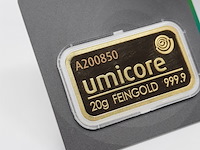 3x goudbaar, 20 gram, umicore - afbeelding 3 van  7