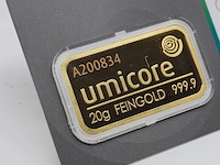 3x goudbaar, 20 gram, umicore - afbeelding 5 van  7