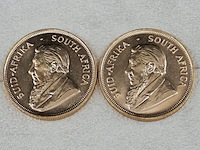 3x gouden munt, south africa, krugerrand, 1974 - afbeelding 2 van  5