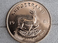 3x gouden munt, south africa, krugerrand, 1981 - afbeelding 3 van  5