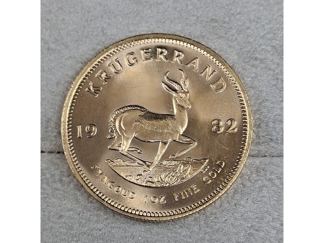 3x gouden munt, south africa, krugerrand, 1982 - afbeelding 2 van  5
