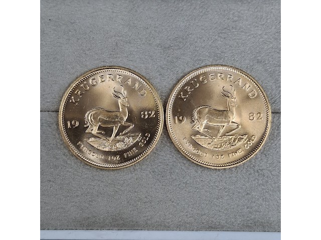 3x gouden munt, south africa, krugerrand, 1982 - afbeelding 4 van  5