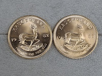 3x gouden munt, south africa, krugerrand, 1982 - afbeelding 4 van  5