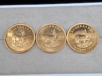 3x gouden munt, south africa, krugerrand - afbeelding 3 van  3