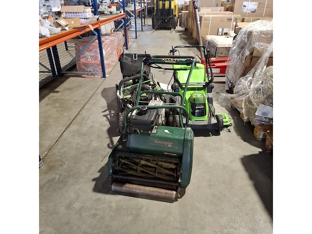 3x grasmaaier, allett en greenworks - afbeelding 1 van  26