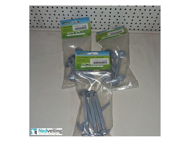 3x grondzeil pennen (6 per verpakking) - afbeelding 3 van  3
