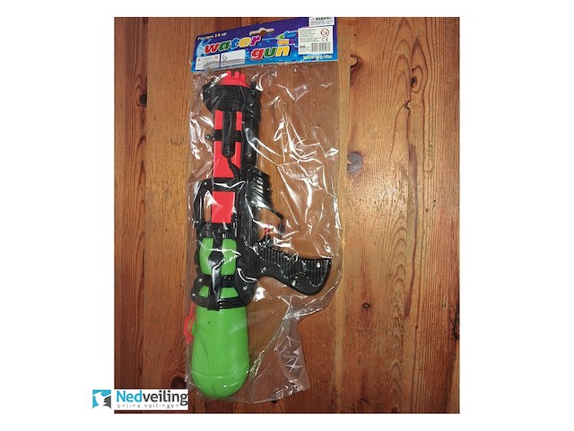 3x groot waterpistool 39 cm - afbeelding 2 van  3