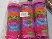 3x haarelastiek in koker collor in ds b - afbeelding 3 van  3