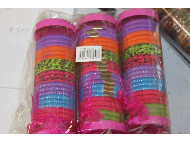 3x haarelastiek in koker collor in ds b - afbeelding 2 van  3