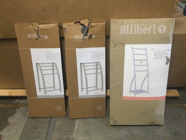 3x handdoek etagères, allibert, happy/loft game - afbeelding 1 van  5