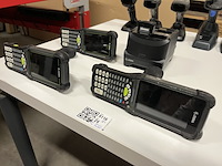 3x handheld computer, 4x accu, 1x acculader, zebra, mc9401-0g1m6dsb-a6 - afbeelding 1 van  8