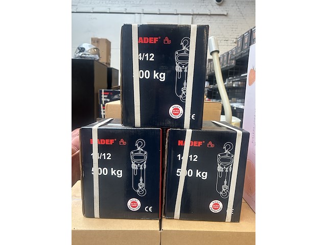 3x handtakel hadef, 14/12 500 kg - afbeelding 2 van  5