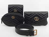 3x handtasje en riem, gucci, 524597-525040 - afbeelding 1 van  17
