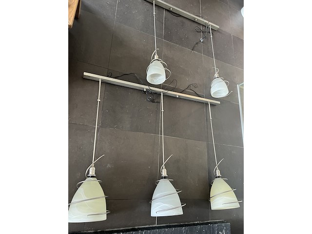 3x hanglampen, staal / zwart, 2020 - afbeelding 5 van  13